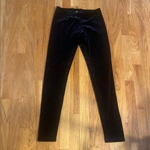 Black Velvet Leggings